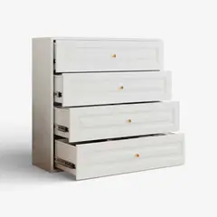 METANEK AMERICAN DESIGN - Comoda metalica 4 cajones - White BC-6