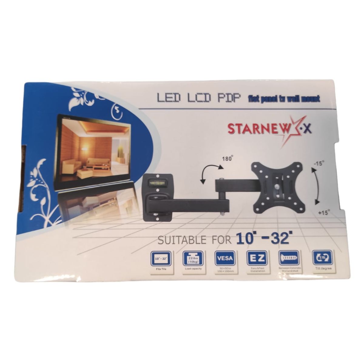 GENERICO - Soporte Brazo Tv Led Lcd De 10 A 32 Pulgadas