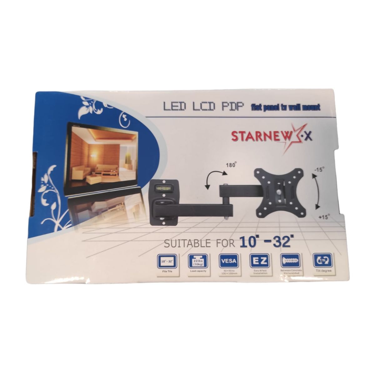GENERICO - Soporte Brazo Tv Led Lcd De 10 A 32 Pulgadas