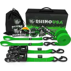 GENERICO - Correas de Amarre Heavy Duty Pack x 2 - 4 cm x 244 cm con Ratchet
