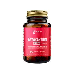 GENERICO - Astaxantina + Omega 3 Maxima Absorción 600mg Premium 60 Caps Softgel Riandco