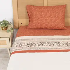 MASHINI - Sábanas 1.5 Plazas 144 Hilos Estampados Animal