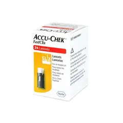 ACCU CHEK - Lancetas Accu-chek® Fastclix 24 Unidades