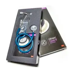 3M - Fonendoscopio Littmann Classic III Azul Caribe 5623 + estuche azul Caribe