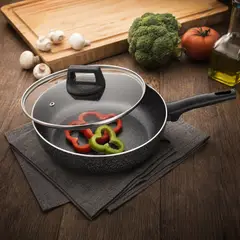 HAUSROLAND - Sarten 20cm antiadherente con tapa