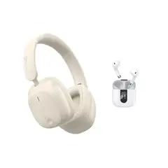 GENERICO - Combo Audífonos Inalámbricos Auriculares Solohour H10 y ST2 Beige