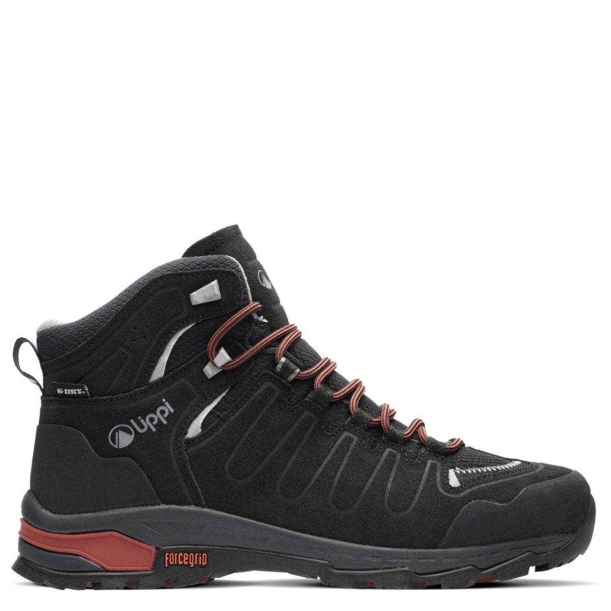 LIPPI - All Terra Mid Marengo Zapatilla Outdoor Hombre Impermeable Negro Lippi