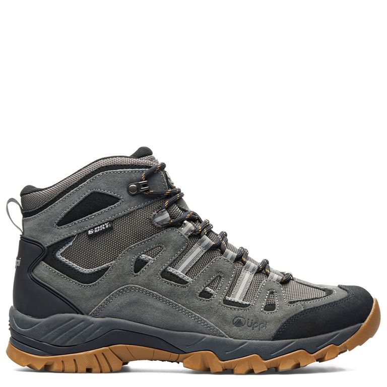 Puelo CS HI Zapatilla Outdoor y Trekking Hombre Impermeable Cuero Gris