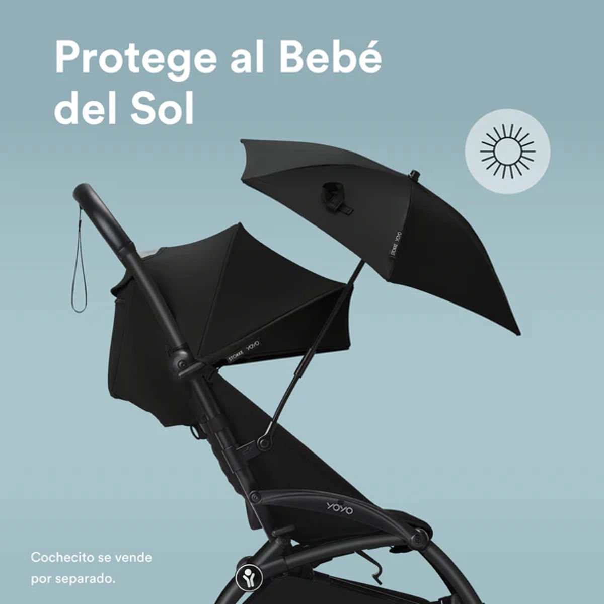 STOKKE - Sombrilla YOYO - Black - YOYO by Stokke
