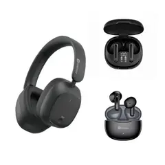 GENERICO - Combo Audífonos Inalámbricos 3 Auriculares Solohour H10 y ST1 y ST9 Negro