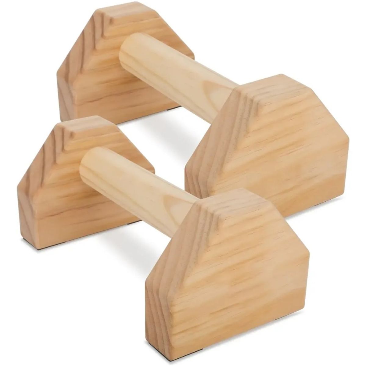 GENERICO - Mini Paralelas de Madera Calistenia Fitness Barra
