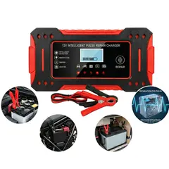 GENERICO - Cargador De Batería Inteligente 12V 6A Para Auto y Moto
