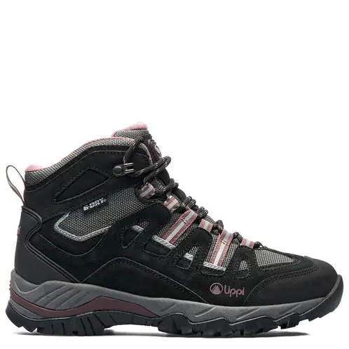 LIPPI - Puelo Cs Hi Zapatilla Outdoor y Trekking Mujer Impermeable Negro