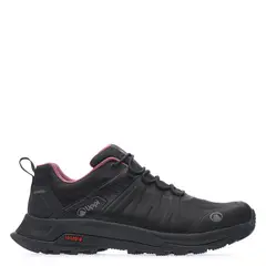 LIPPI - Vulcano Iron Stone Bdry Zapatilla Outdoor y Trekking Mujer Impermeable Negro