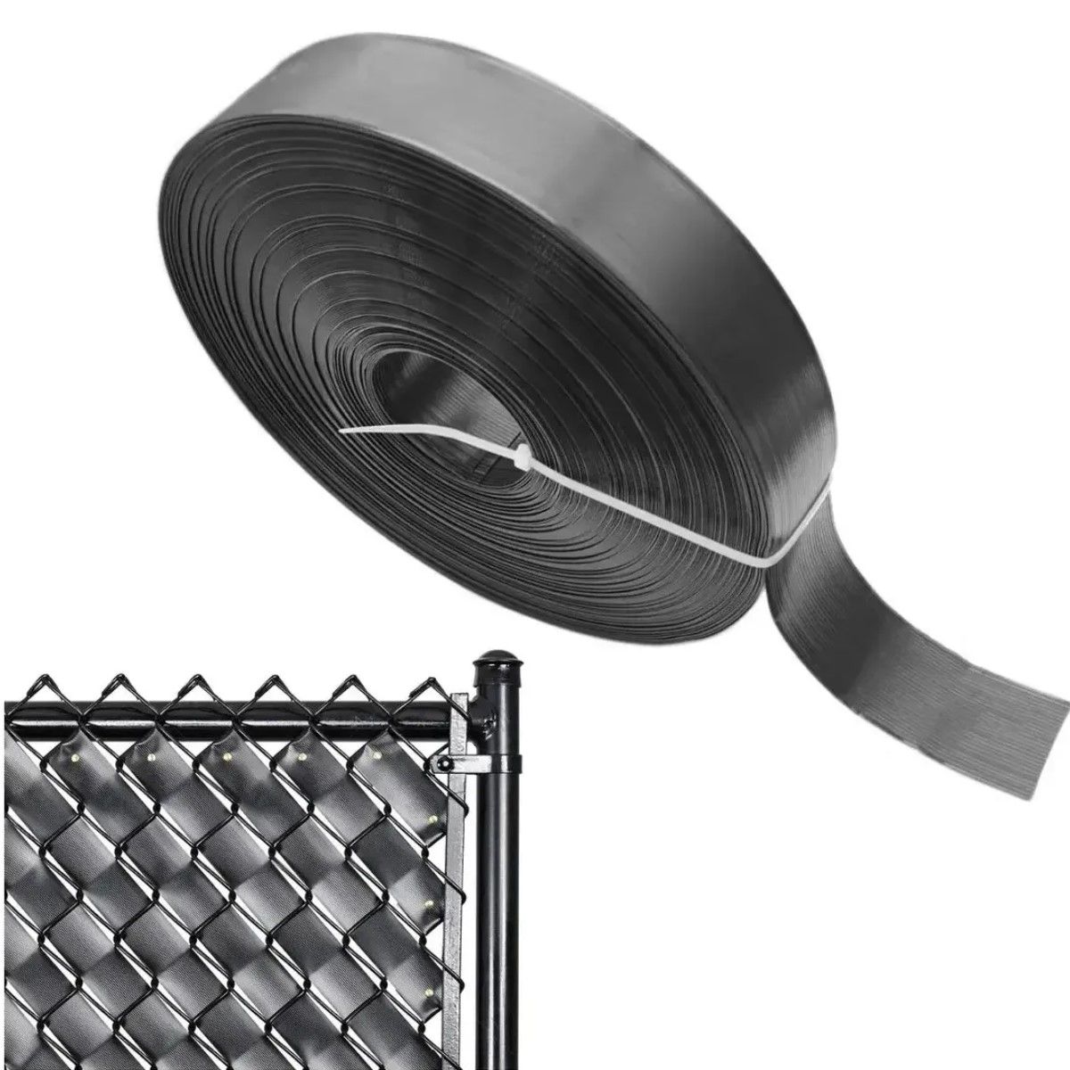 GENERICO - Cinta Cubre Cerco Pvc 60m 3 M2 Aprox BELUG