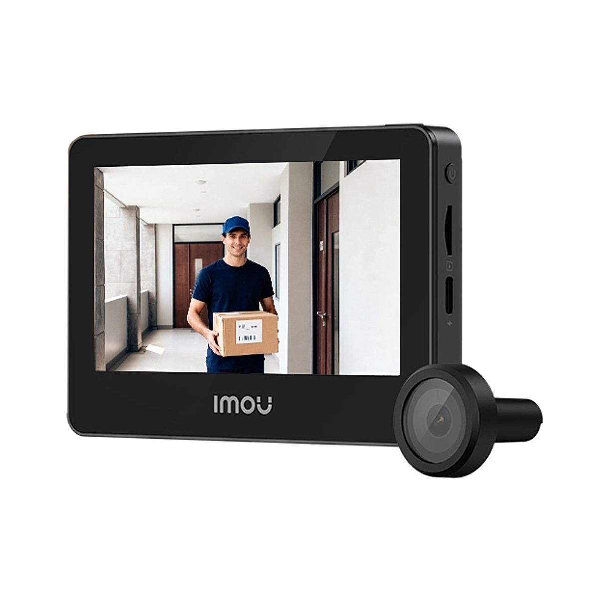 IMOU - Mirilla Wifi Imou Aov 3k Pantalla 4.3 Con Deteccion Humano