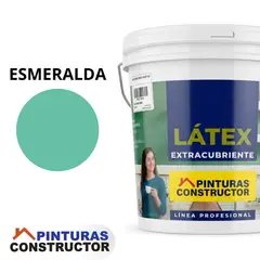 GENERICO - Látex al Agua Extracubriente Tineta 4G Color Esmeralda