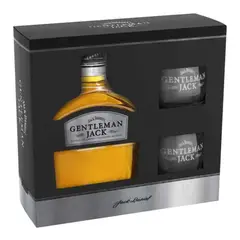 JACK DANIELS - Pack Gentleman Jack 750cc + 2 Vasos Exclusivos - Regalo Ideal
