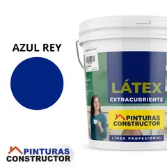 GENERICO - Látex al Agua Extracubriente Tineta 4G Color Azul Rey