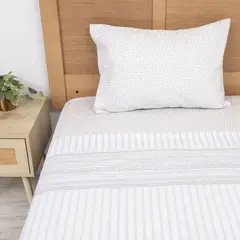 MASHINI - Sábanas 1.5 Plazas 144 Hilos Estampados Nira