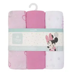 BAMBINO - Tutos pack3 suavecitos minnie Rosado