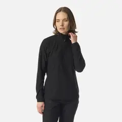 LIPPI - Polerón Mujer Jacaranda Nano-F 14 Zip Negro