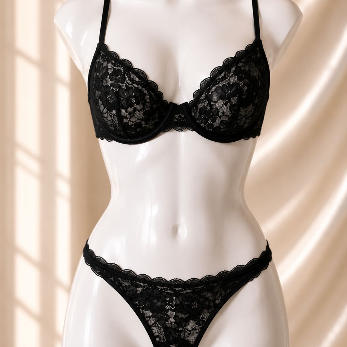 CAROLINE - Set Lencería Mujer 2 Piezas Elegante