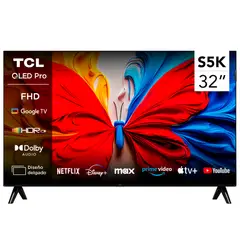 TCL - Smart TV 32" FULL HD QLED 32S5K
