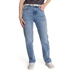 CAT - Jeans Mujer Denim High-Rise Straight Azul