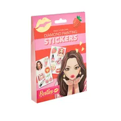 BESTIES - Stickers Pintura de Diamantes Rojo