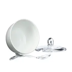 GUZZINI - Azucarero Gocce con Cuchara Tapa Transparente