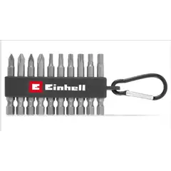 EINHELL - SET 10 PUNTAS LLAVERO GANCHO 50MM (EINHELL)