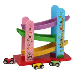 GENERICO - Autopista de Madera para Juego Montessori