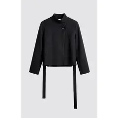 RAINDOOR - Blazer Cruzado Lazo Black Mujer