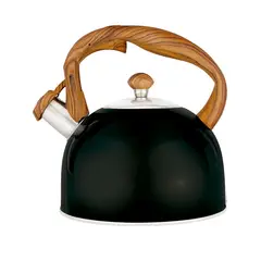 GENERICO - Tetera Silbadora de Acero Inoxidable Mor de 2.5 L
