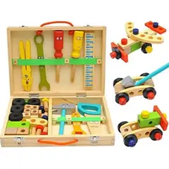 GENERICO - Caja de Herramientas de Madera Montessori
