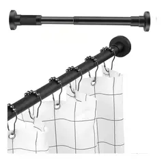GENERICO - Barra Extensible para Cortina de Ducha 90-160 cm