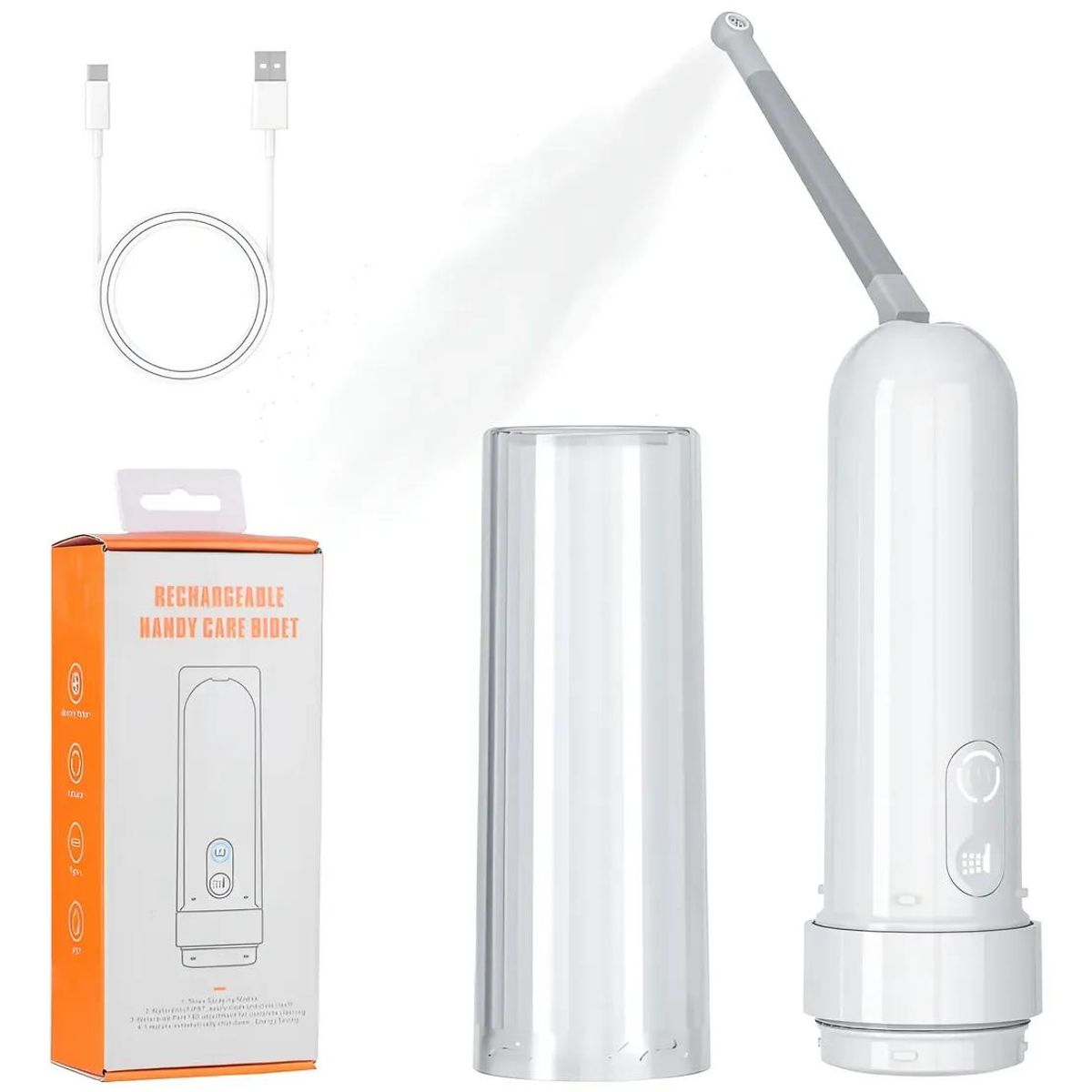 GENERICO - Bidet portátil recargable para baño y cuidado personal