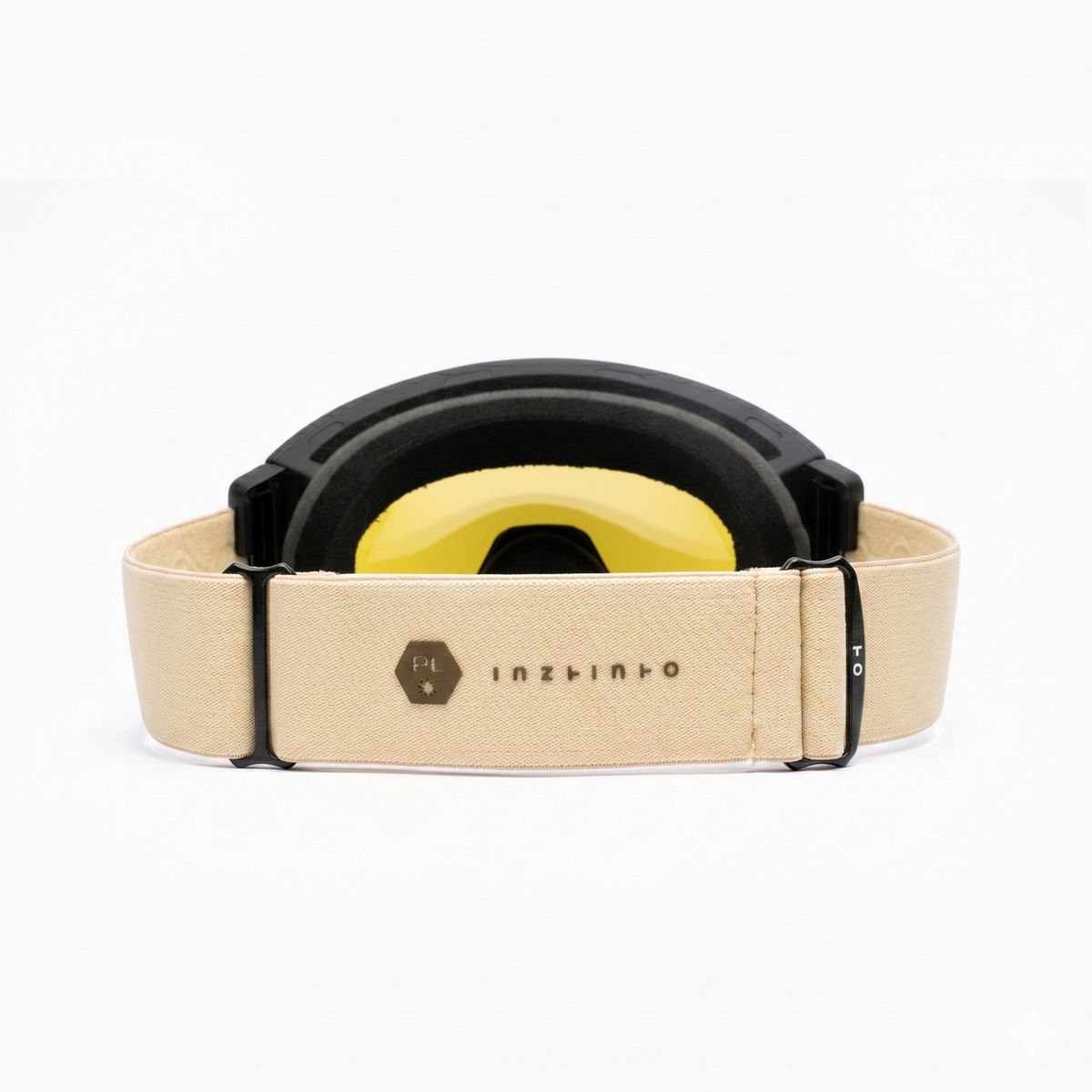 INZTINTO - Antiparra de Nieve Travis Correa Beige Lente Magnético Amarillo Inztinto