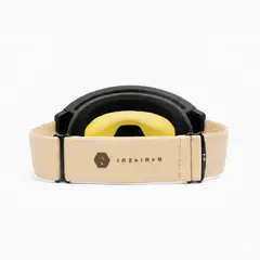 INZTINTO - Antiparra de Nieve Travis Correa Beige Lente Magnético Amarillo