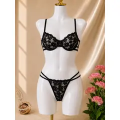CAROLINE - Set Lencería Mujer 2 Piezas Elegante