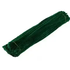 GENERICO - Limpiapipa verde oscuro 100 Unidades De 6mm X 30cm