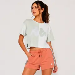 KAPPA - Crop Top Women Split Mint White Omini