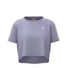 KAPPA - Polera Crop 222 Banda Apua Women Lil White