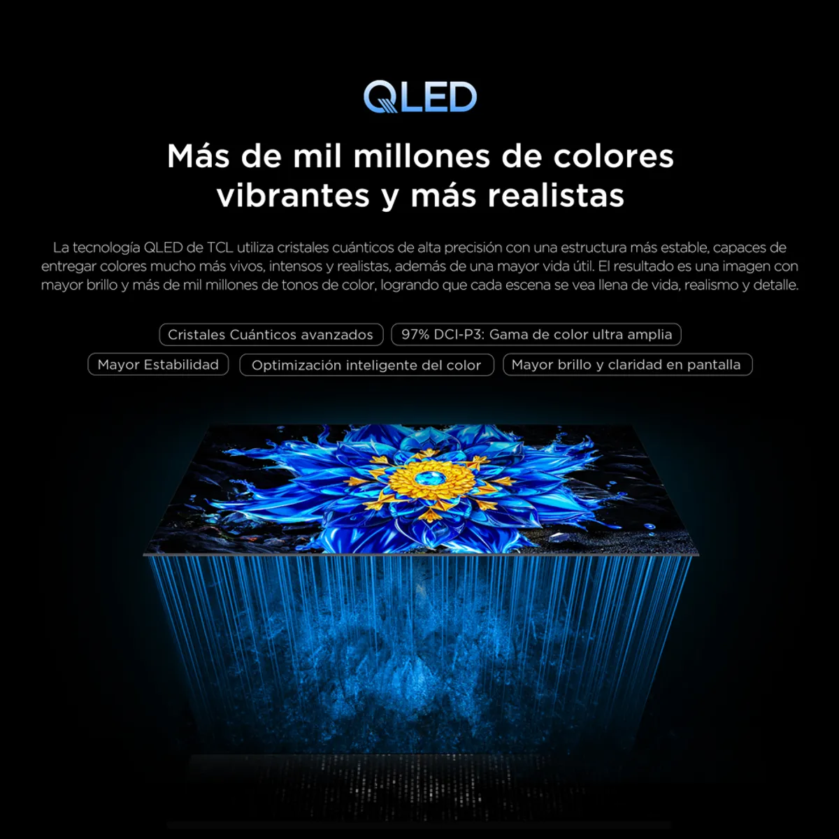 TCL - Smart TV TCL 43" QLED UHD 4K P7L