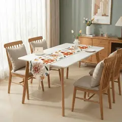 GENERICO - Camino De Mesa Con Diseño Bordado Medida 33x180cm Corredor Corredor De Mesa
