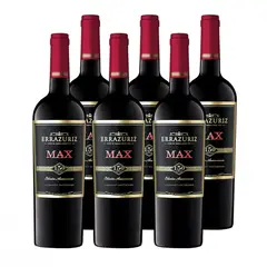 ERRAZURIZ MAX - Vino Cabernet Sauvignon 750cc x6
