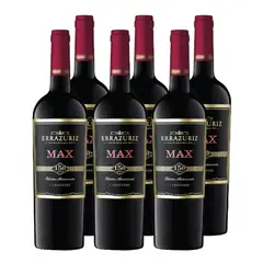 ERRAZURIZ MAX - Vino Carmenere 750cc x6