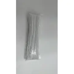 GENERICO - Limpiapipa blanco 100 Unidades De 6mm X 30cm