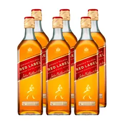 JOHNNIE WALKER - Whisky Red Label 750cc x 6